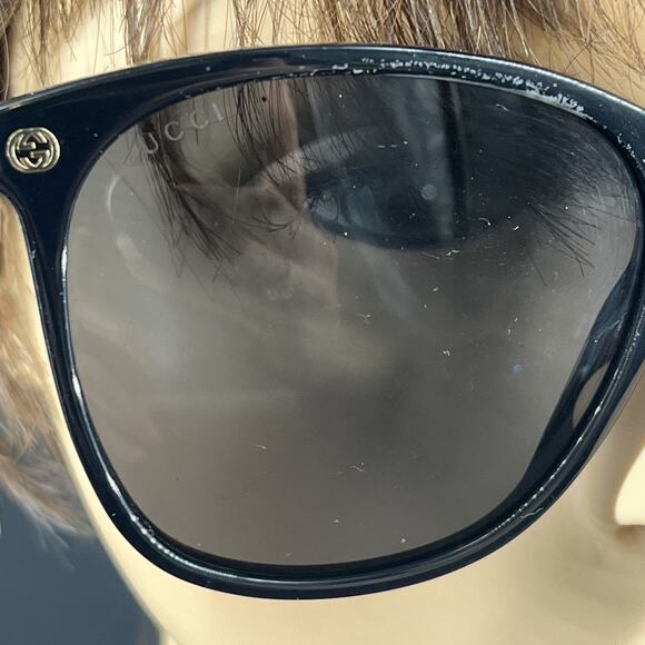 Gucci Black Cat Eye Ladies Sunglasses GG0024S 001, 58 - 16-140 main image 11